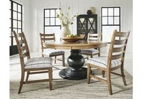 ridgeway light brown side chair   