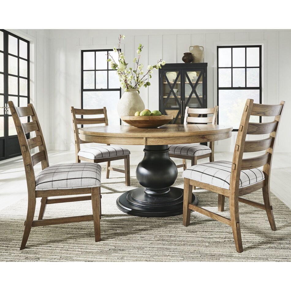 ridgeway light brown side chair   