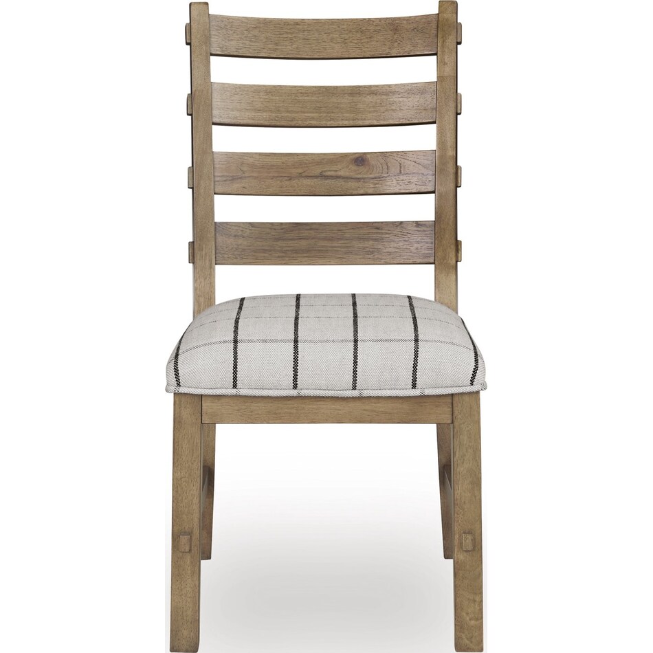ridgeway light brown side chair   