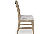ridgeway light brown side chair   