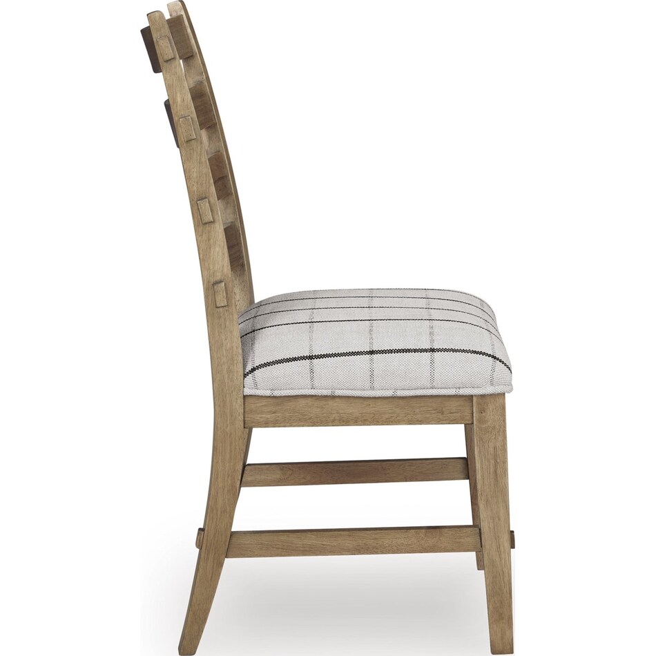 ridgeway light brown side chair   