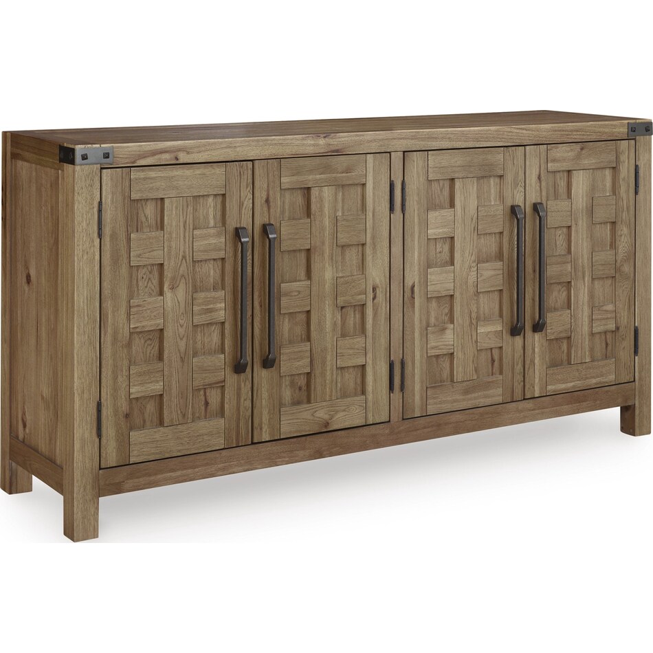 ridgeway light brown sideboard server   