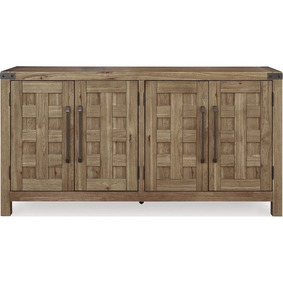 ridgeway light brown sideboard server   
