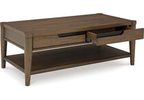 roanhowe brown cocktail table   