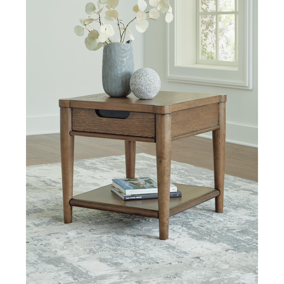 roanhowe brown end table   