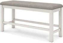 robbinsdale antique white bench   
