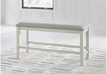 robbinsdale antique white bench   