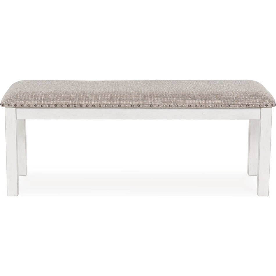 robbinsdale antique white bench   