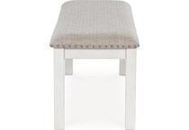 robbinsdale antique white bench   