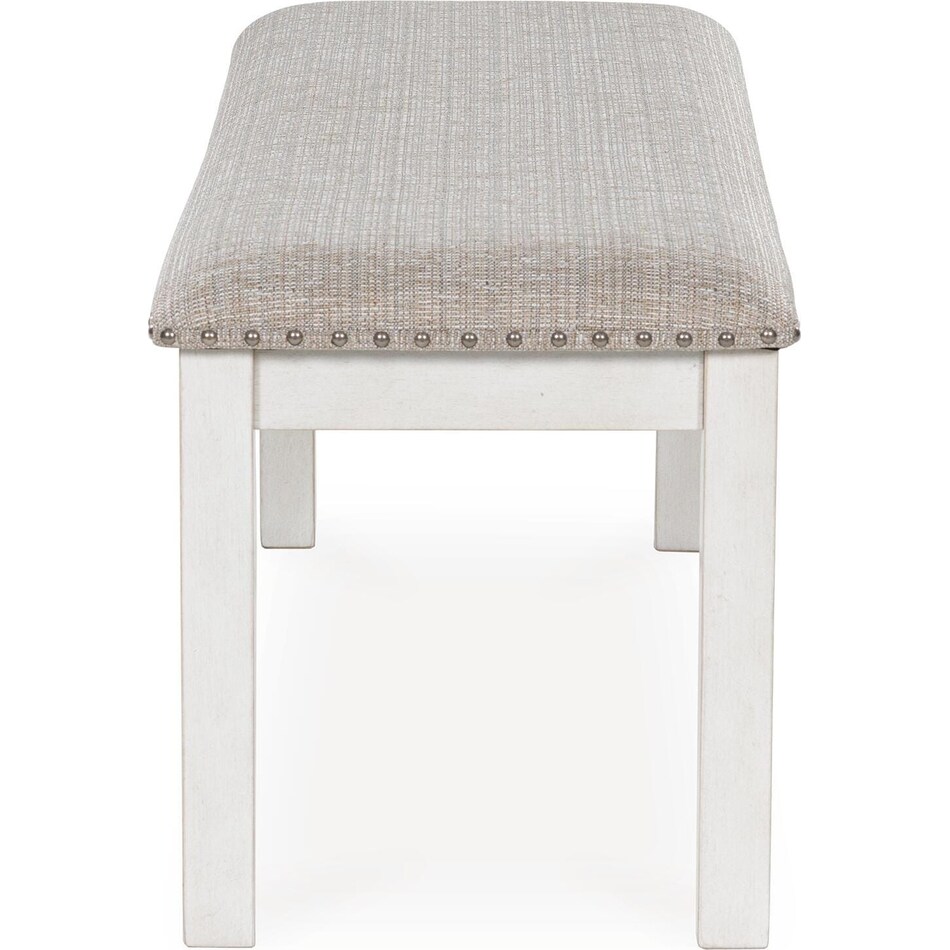 robbinsdale antique white bench   