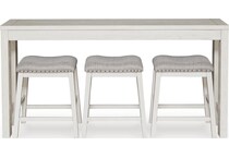 robbinsdale antique white counter table  counter table top   