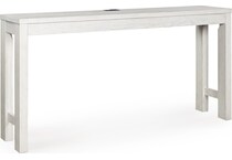 robbinsdale antique white counter table  counter table top   