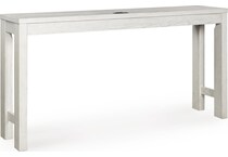 robbinsdale antique white counter table  counter table top   