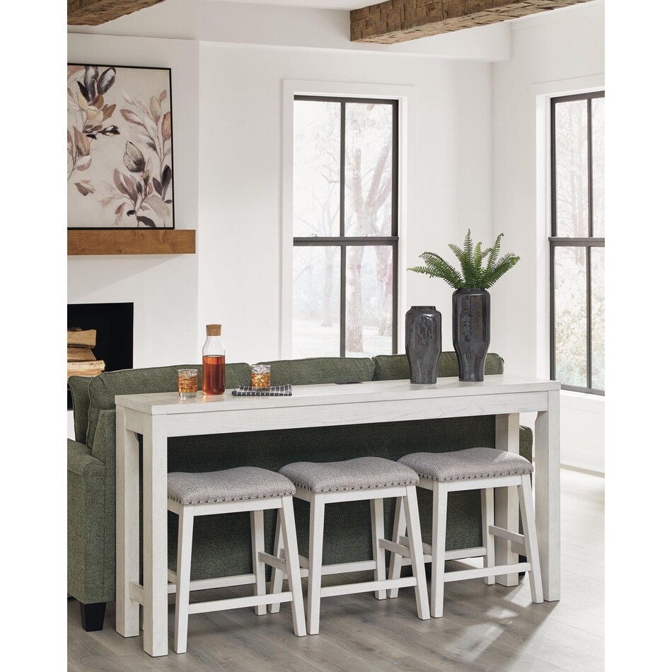 robbinsdale antique white counter table  counter table top   