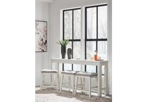 robbinsdale antique white counter table  counter table top   