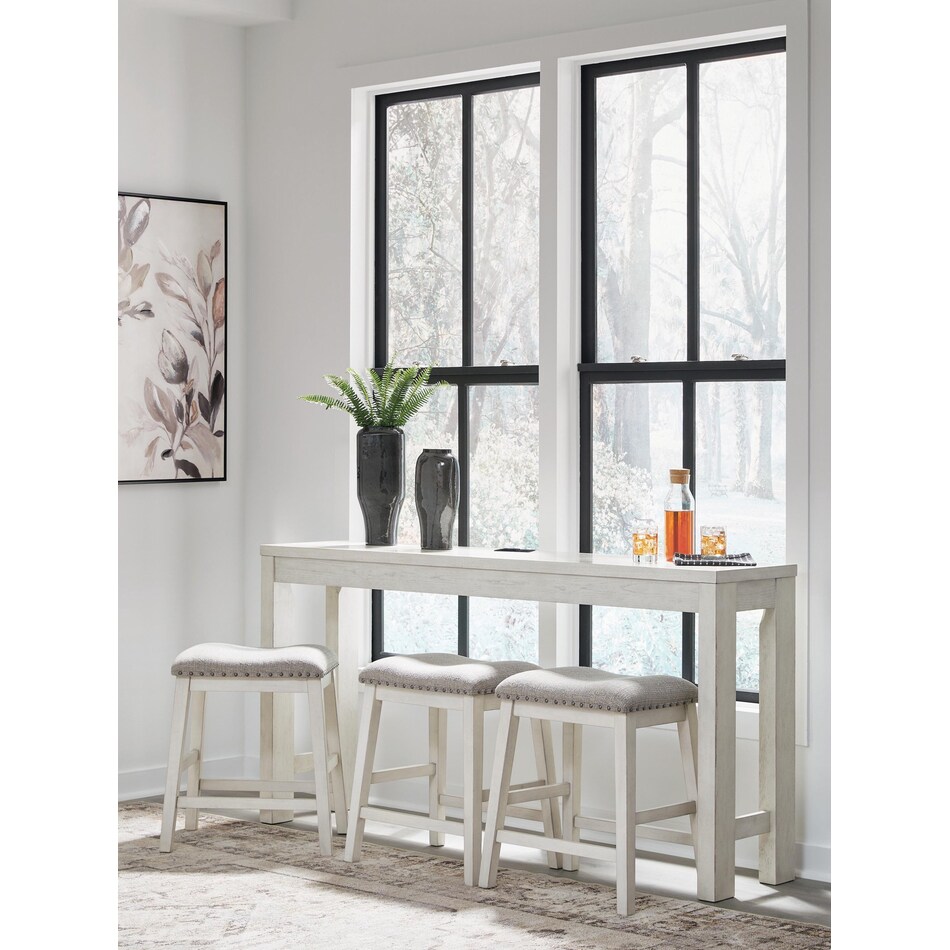 robbinsdale antique white counter table  counter table top   