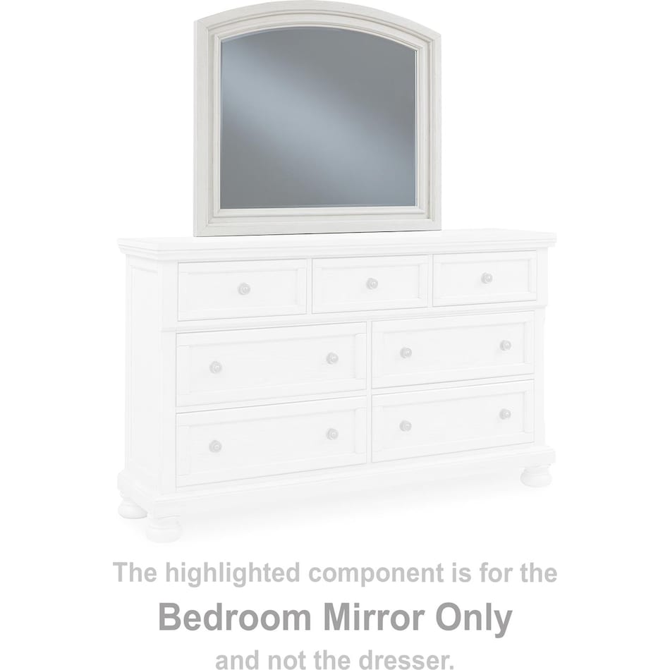 robbinsdale antique white mirror   