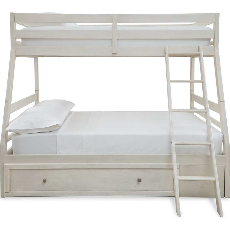 Robbinsdale Twin/Full Bunk Bed with Storage - Antique White Robbinsdale Twin/Full Bunk Bed with Storage - Antique White