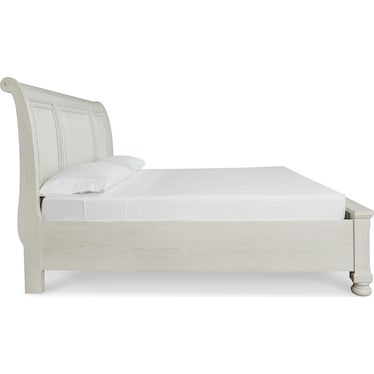 ROBBINSDALE SLEIGH STORAGE BED KING