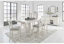 robbinsdale antique white side chair   