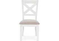 robbinsdale antique white side chair   