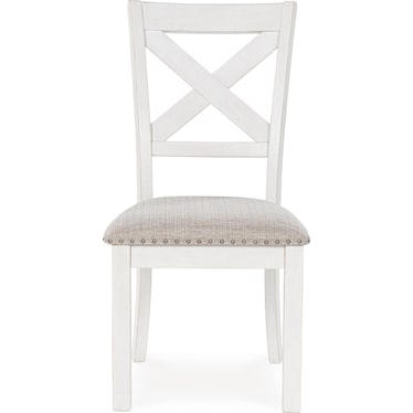 ROBBINSDALE UPHOLSTERED SIDE DINING CHAIR