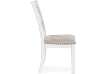 robbinsdale antique white side chair   