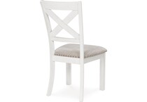 robbinsdale antique white side chair   