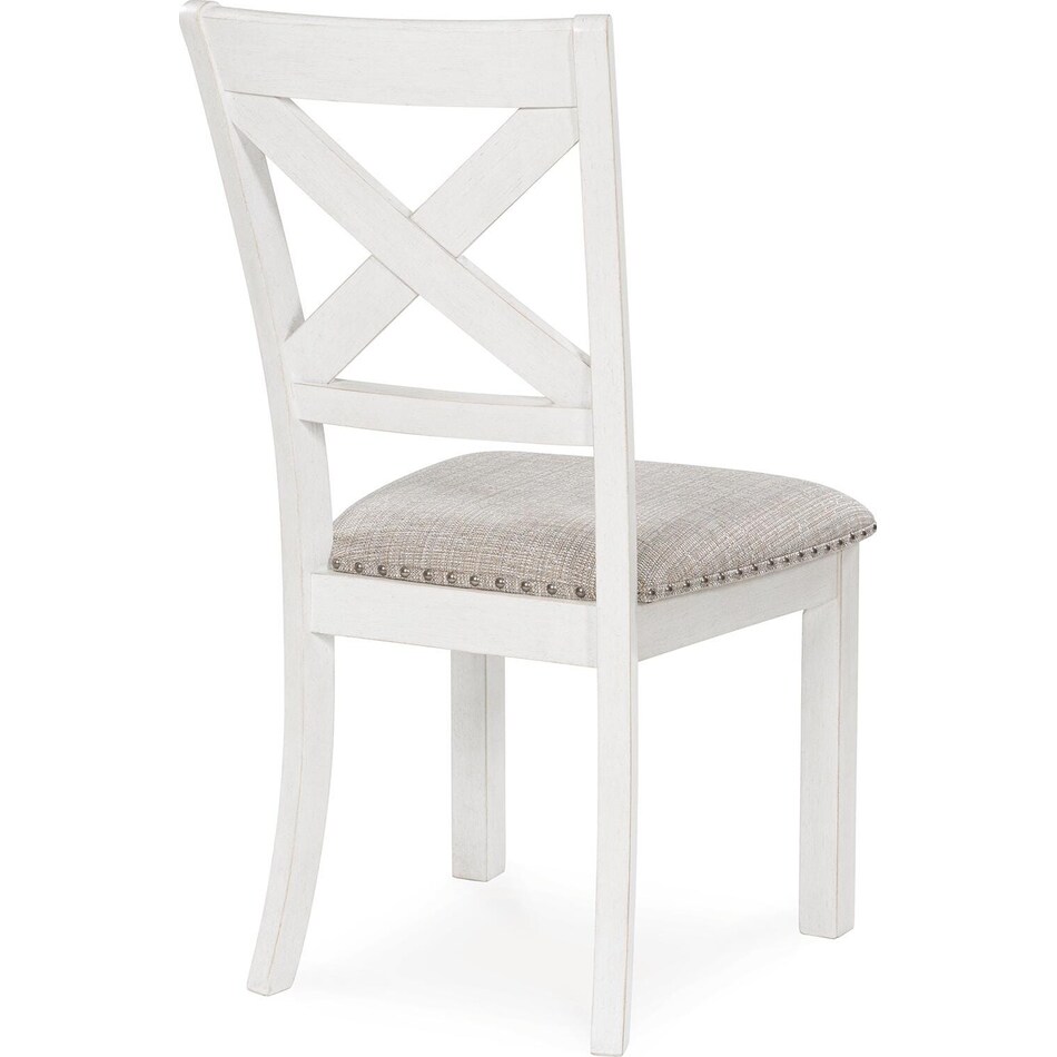 robbinsdale antique white side chair   