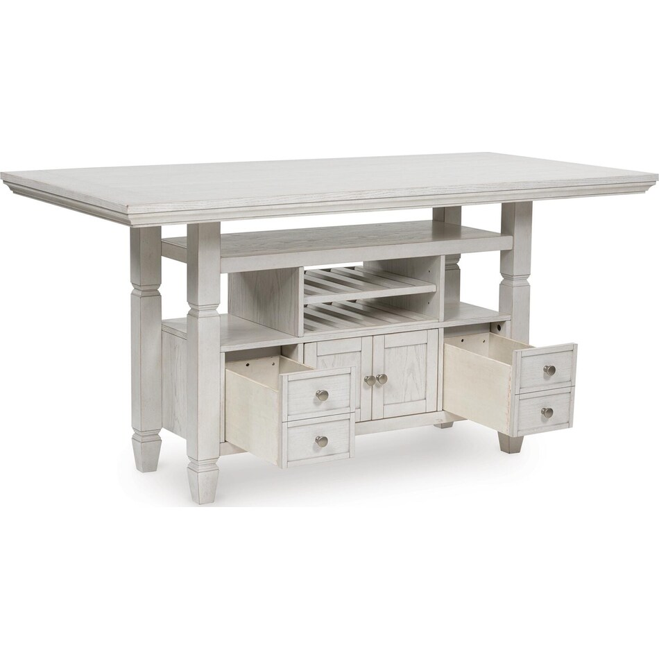 robbinsdale antique white table base   