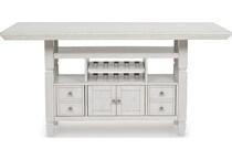 robbinsdale antique white table base   