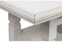 robbinsdale antique white table base   