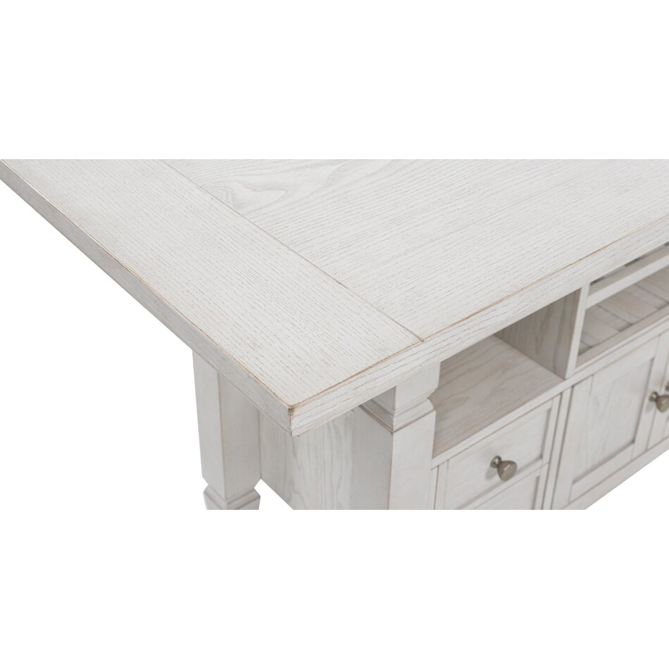 robbinsdale antique white table base   