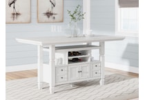 robbinsdale antique white table base   