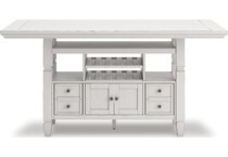 robbinsdale antique white table base   