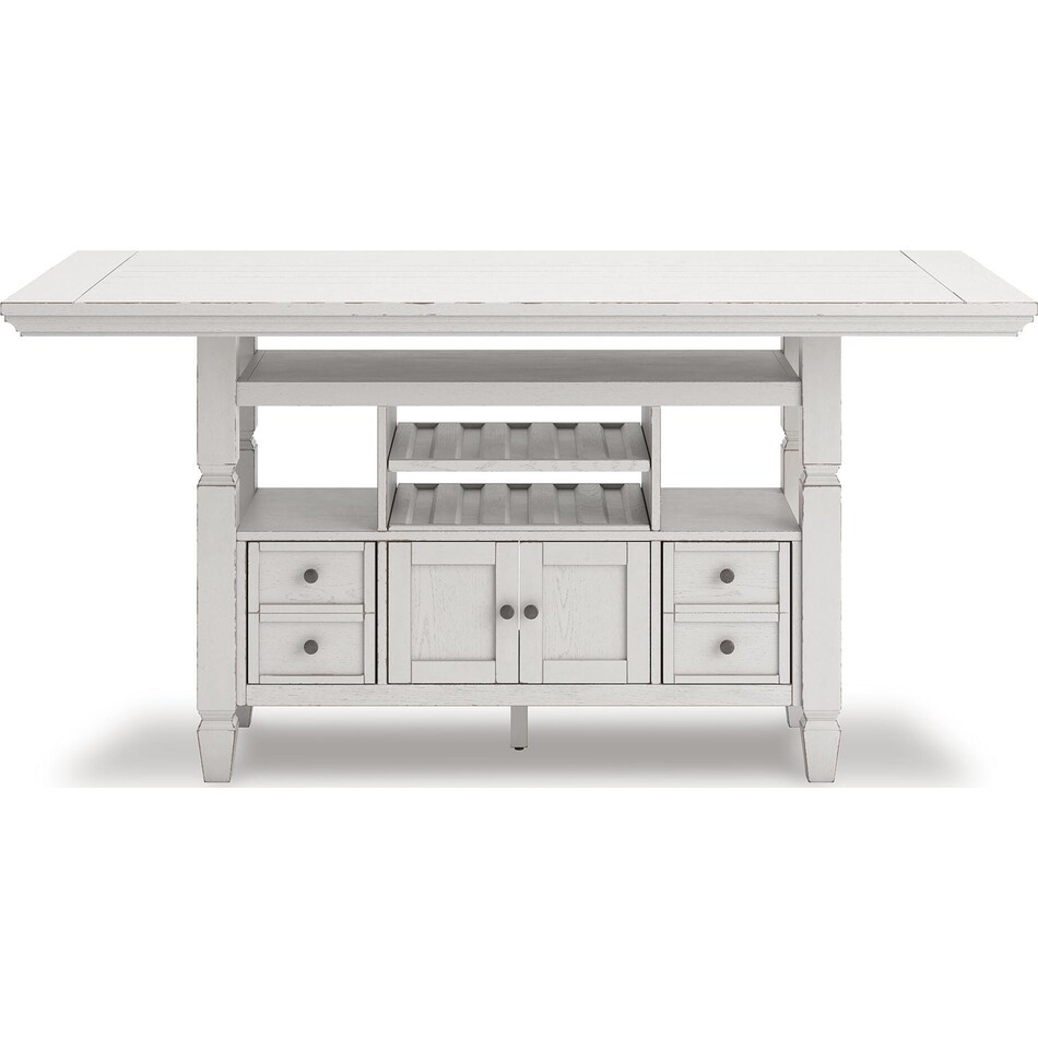 robbinsdale antique white table base   