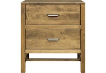 rochester brown nightstand   