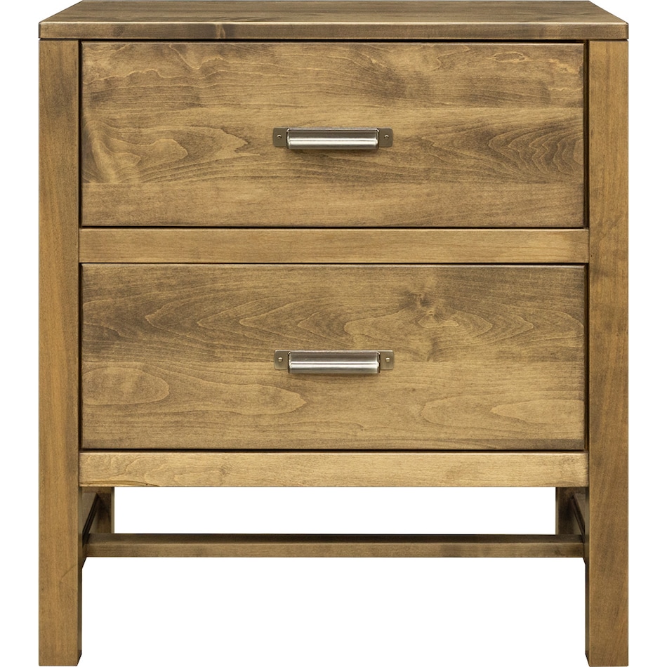 rochester brown nightstand   