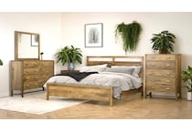 rochester brown nightstand   