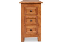 rosanna cherry  nightstand   
