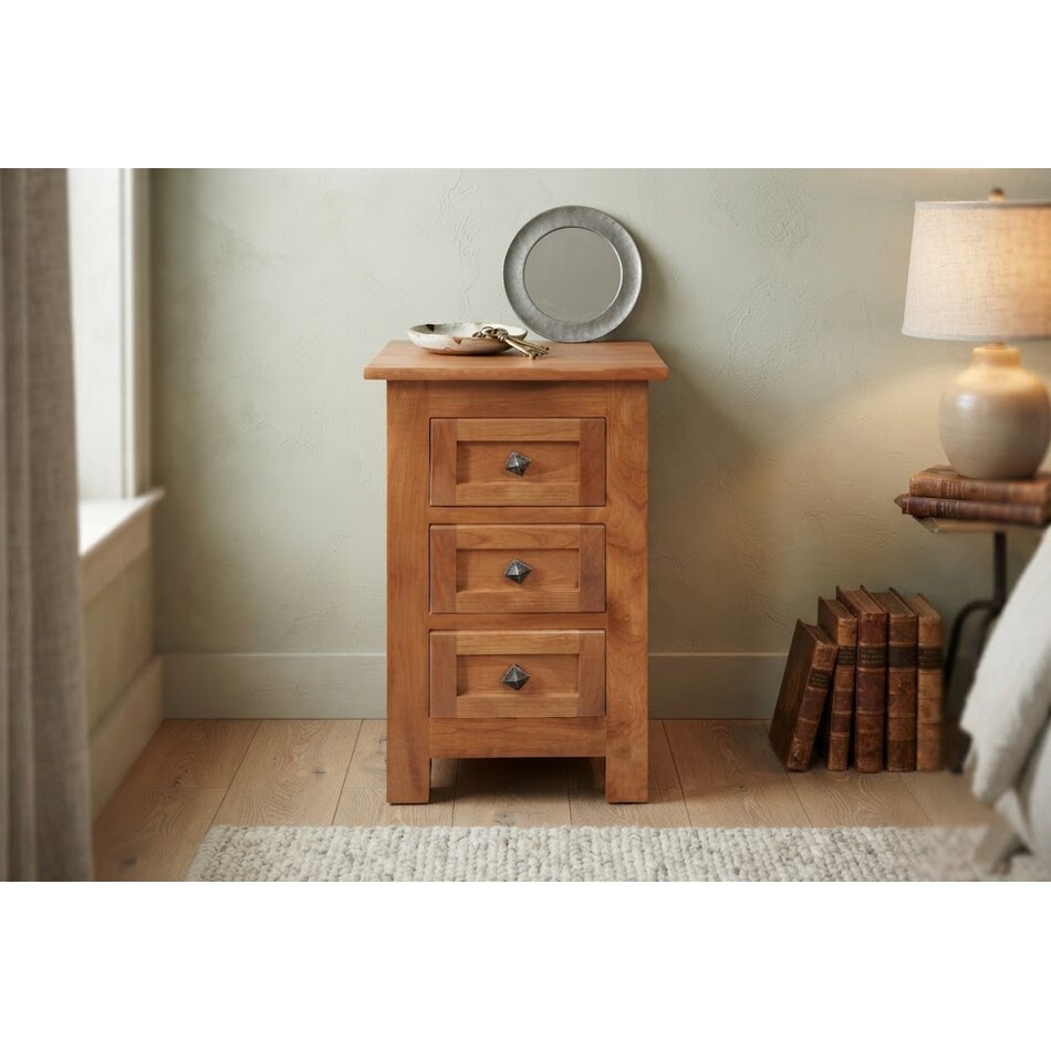 rosanna cherry  nightstand   