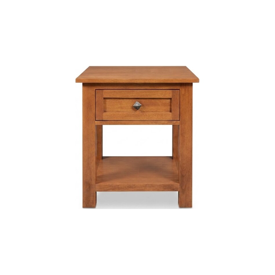 rosanna cherry  nightstand   