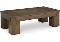 rosswain brown cocktail table lift top   