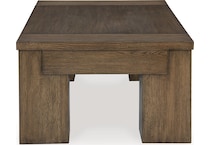 rosswain brown cocktail table lift top   