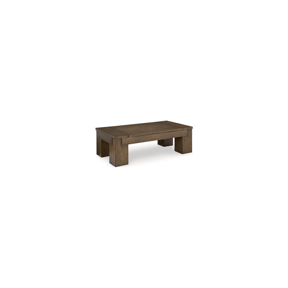 rosswain brown cocktail table lift top   