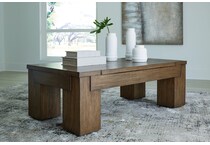 rosswain brown cocktail table lift top   