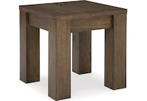 rosswain brown end table   