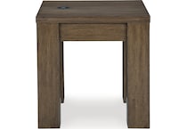 rosswain brown end table   