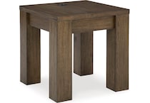 rosswain brown end table   