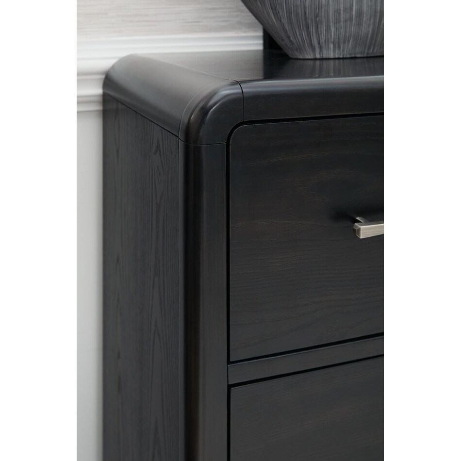 rowanbeck black dresser   